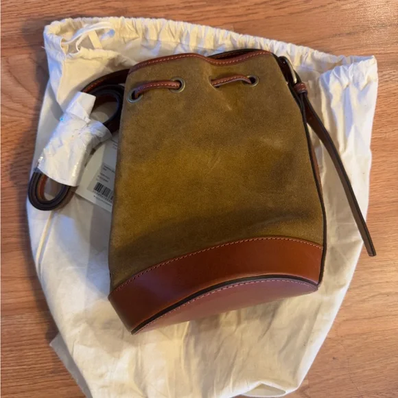 Sézane NWT Farrow Mini Bag in Multi Taupe - Picture 7 of 7